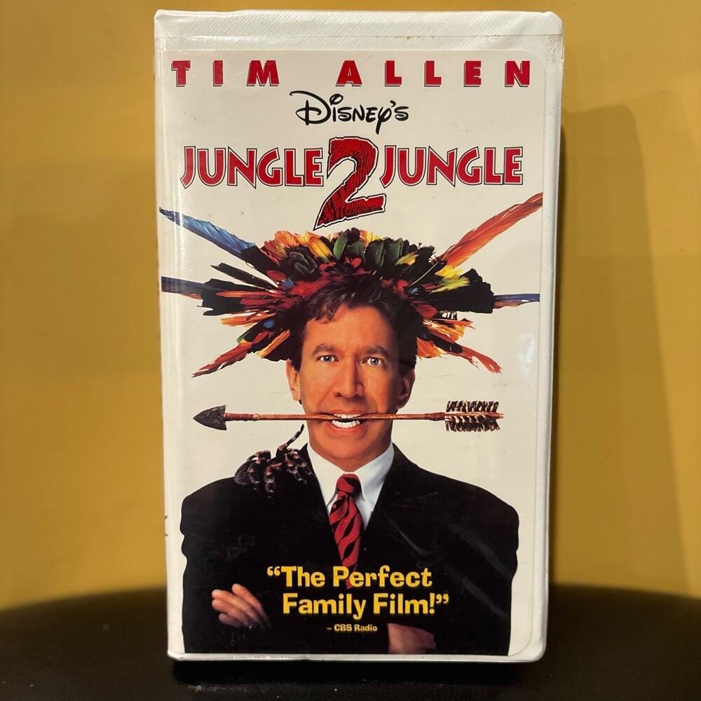 Jungle 2 Jungle VHS Disney Tim Allen Family Comedy Movie Clamshell Tested